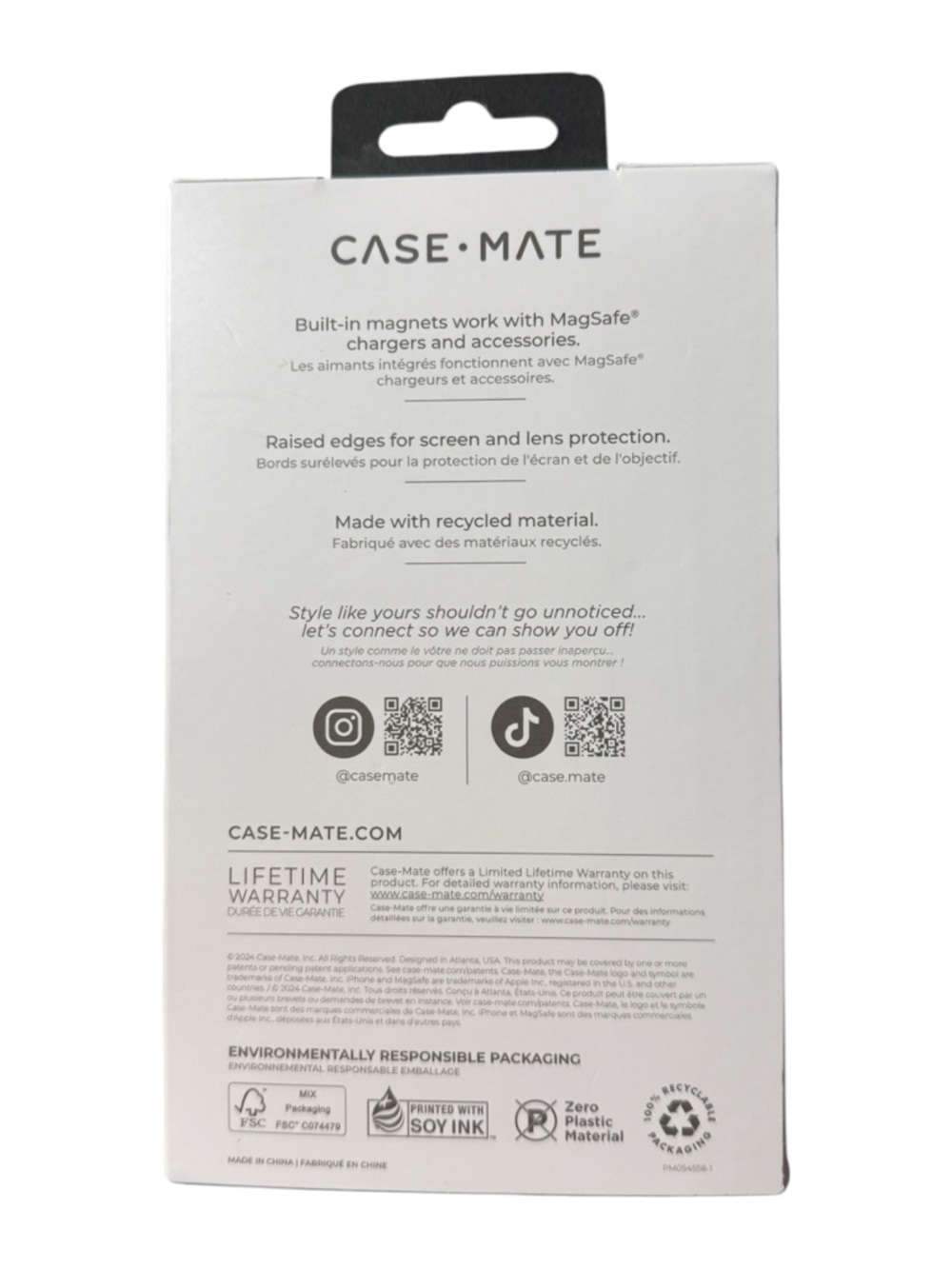 case-mate Silver Glitter iPhone 2024 Pro MagSafe Case - Picture 2 of 4